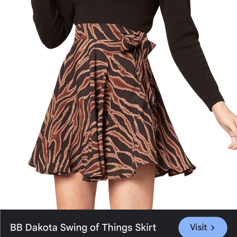 Bb Dakota mini wrap skirt
